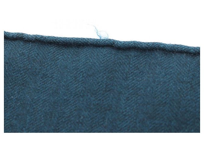 Hermès Foulard Hermes Carre Geant 140 LE MORS A LA CONETABLE Multicolore Blu navy - vista 11