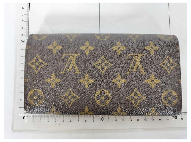Portafoglio Sarah in Canvas Louis Vuitton Multicolore - vista 2