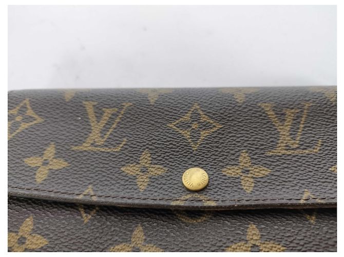 Portafoglio Sarah in Canvas Louis Vuitton Multicolore - vista 5