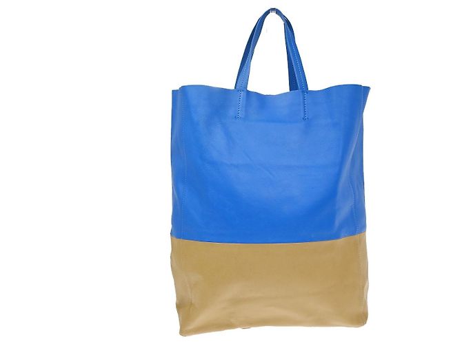 Céline Celine Vertical Bi-Cabas Tote Leder Large Mehrfarben - Ansicht 2