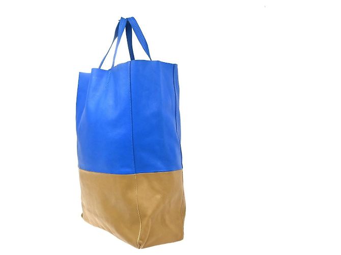 Céline Celine Vertical Bi-Cabas Tote Leder Large Mehrfarben - Ansicht 3