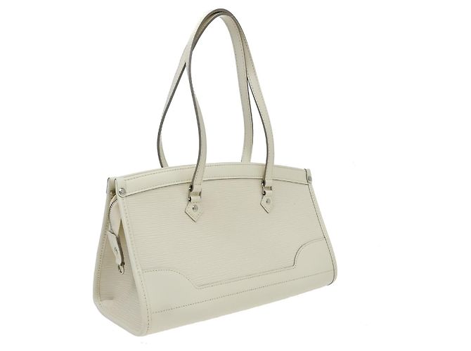 Louis Vuitton Madeleine Epi Leather PM Bianco - vista 2