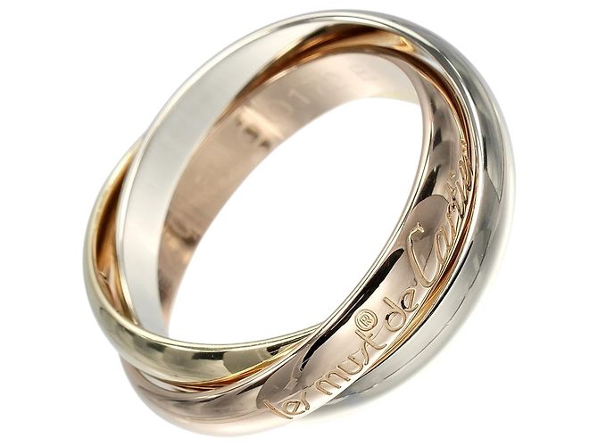 Cartier Trinity Oro Tricolore 18K Medium D'oro - vista 2