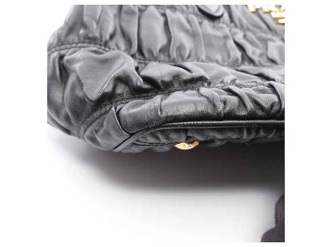 Borsa a mano 2Way in Tessuto + Soft CA Prada Nero - vista 15