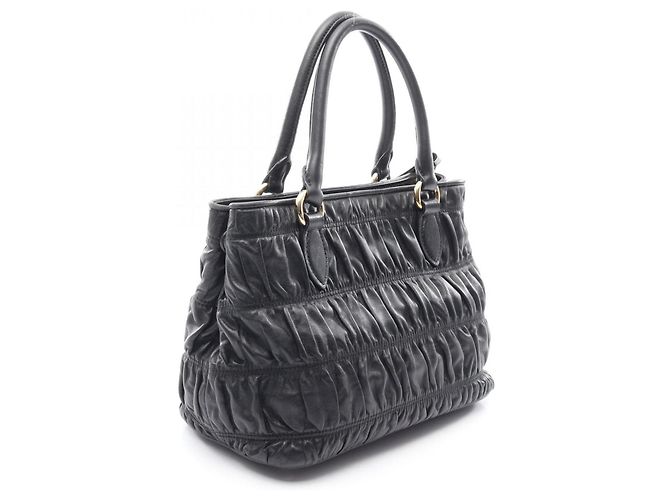 Borsa a mano 2Way in Tessuto + Soft CA Prada Nero - vista 2