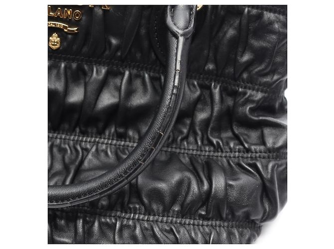 Borsa a mano 2Way in Tessuto + Soft CA Prada Nero - vista 8