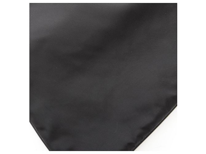 Saffiano Prada Triangle Logo Schultertasche Schwarz - Ansicht 5