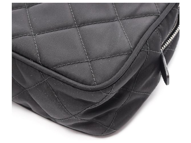 Saffiano 2-Way Handtasche TESSUTO IMPUNTU Prada Schwarz - Ansicht 5