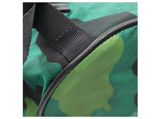 Saffiano Borsa a tracolla Prada TESSUTO CAMOUFL Nero Verde - vista 5