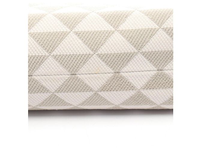 Borsa Tote Prada TRIANGOLO JACQUARD Marrone Bianco - vista 6