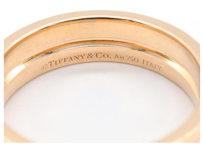 Anello Tiffany & Co. T Modern Key in oro rosa 18K con diamante D'oro - vista 4