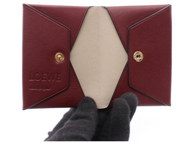 Tarjetero Anagram Loewe Burdeos - vista 3