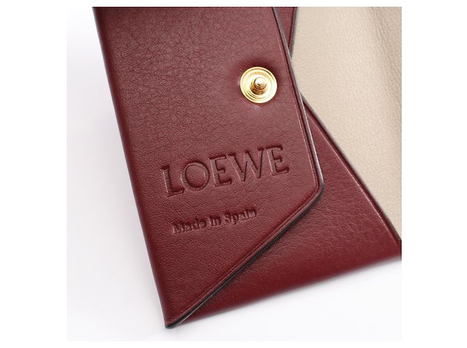 Tarjetero Anagram Loewe Burdeos - vista 4