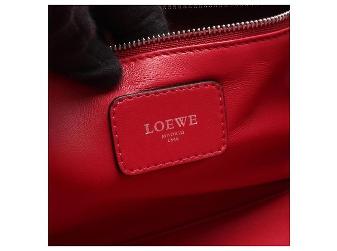 Borsa Loewe Amazona 28 Rosso - vista 4