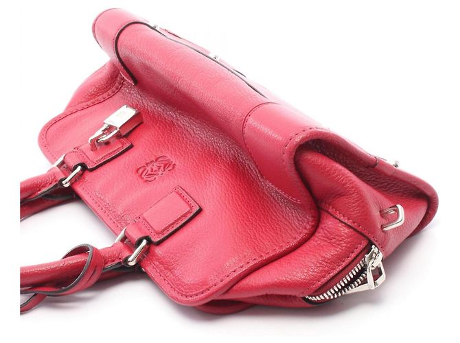 Borsa Loewe Amazona 28 Rosso - vista 8