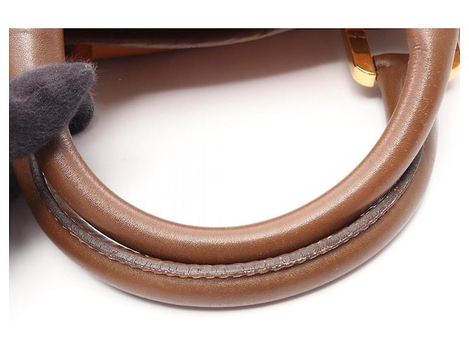Borsa Loewe Amazona 40 Marrone - vista 10