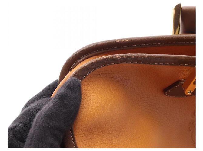 Borsa Loewe Amazona 40 Marrone - vista 12
