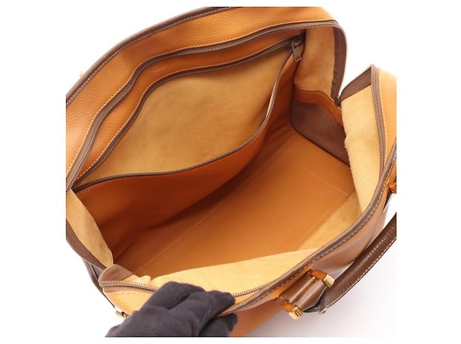 Borsa Loewe Amazona 40 Marrone - vista 3