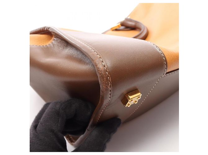 Borsa Loewe Amazona 40 Marrone - vista 7