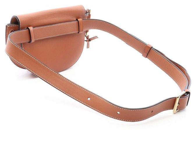 Marsupio Loewe Gate in pelle marrone - vista 2