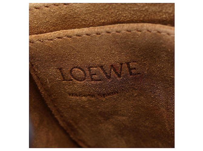 Marsupio Loewe Gate in pelle marrone - vista 4
