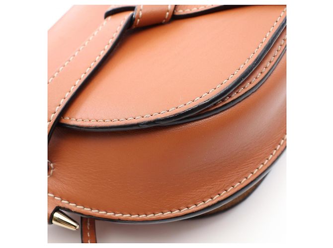 Marsupio Loewe Gate in pelle marrone - vista 6