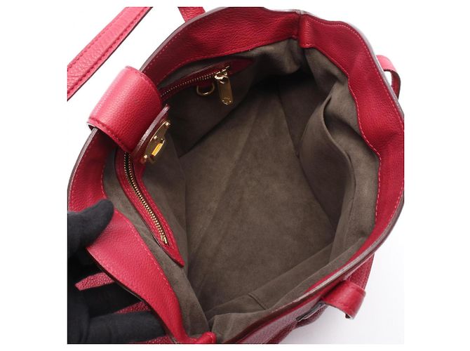 Borsa Louis Vuitton in pelle Mahina rosa - vista 3