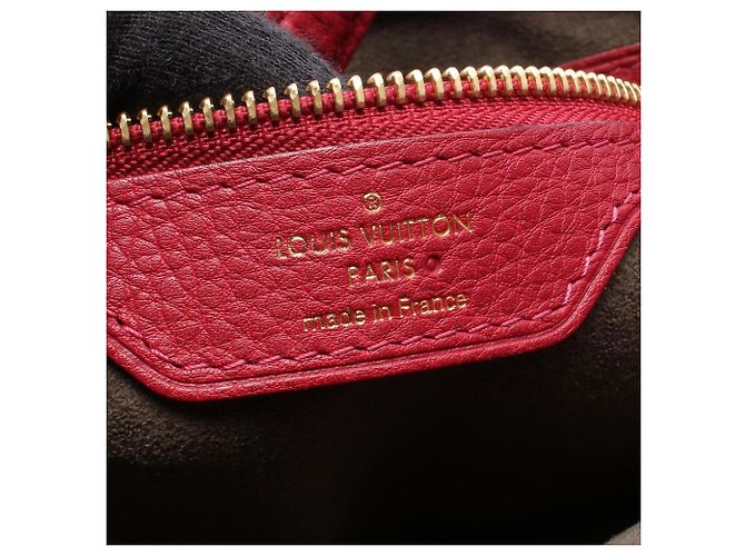 Borsa Louis Vuitton in pelle Mahina rosa - vista 4