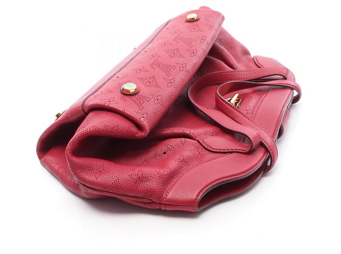 Borsa Louis Vuitton in pelle Mahina rosa - vista 7
