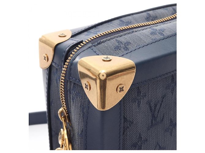 Bolso bandolera Soft Trunk Louis Vuitton Azul Azul marino - vista 9