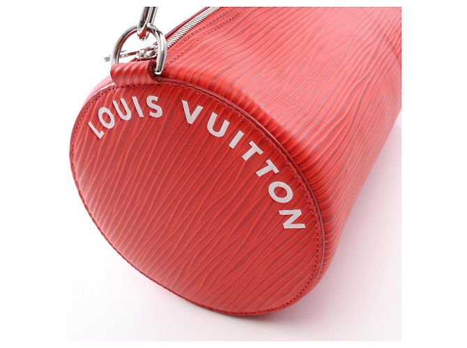 Borsa Louis Vuitton Soft Polochon PM Epi XL Rouge Rosso - vista 6