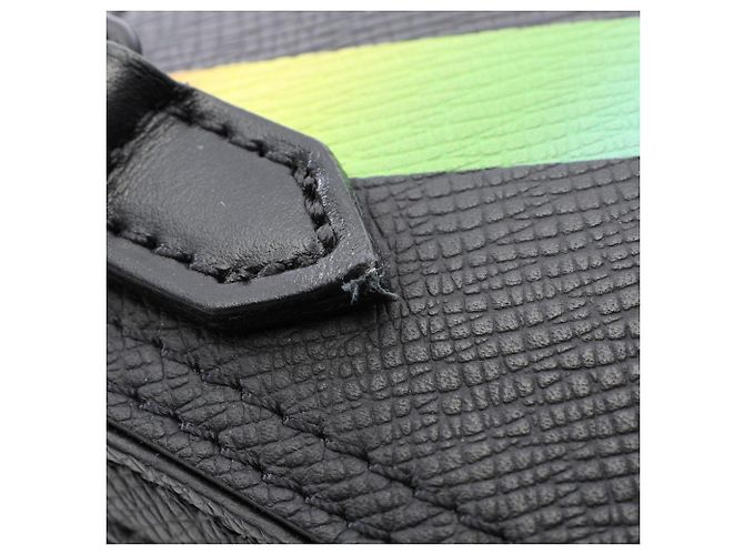 Borsa a tracolla Louis Vuitton Danube Messenger Nero - vista 10