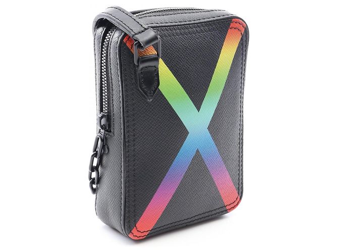Borsa a tracolla Louis Vuitton Danube Messenger Nero - vista 2