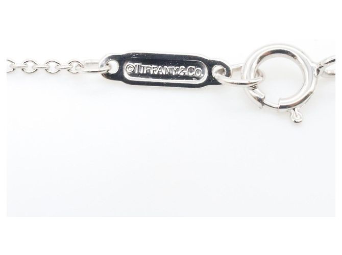 Collana con pendente Clover Key in diamante Tiffany & Co. Argento - vista 3