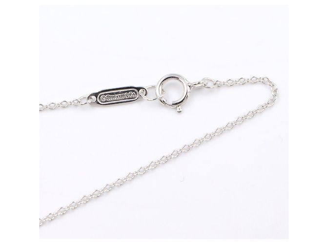 Collana Double Heart Tiffany & Co. Bianco - vista 4