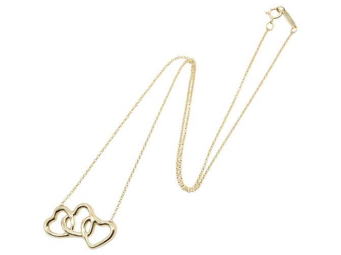 Collana Tiffany & Co. Triple Heart D'oro - vista 2