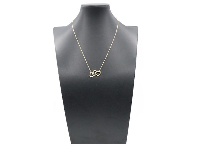 Collana Tiffany & Co. Triple Heart D'oro - vista 5