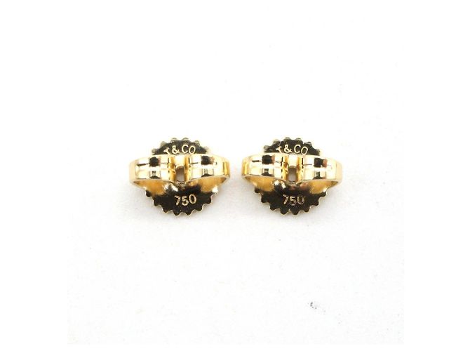 Orecchini a lobo in perle e ematite Tiffany & Co. Marrone Bianco D'oro - vista 5