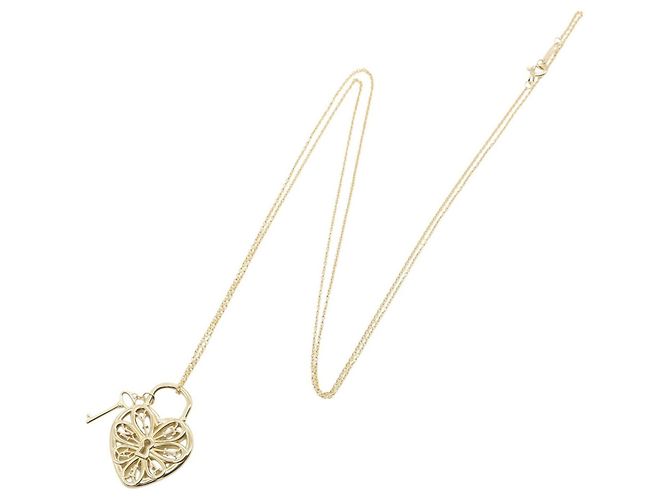 Collana Tiffany & Co. Filigree Heart D'oro - vista 2