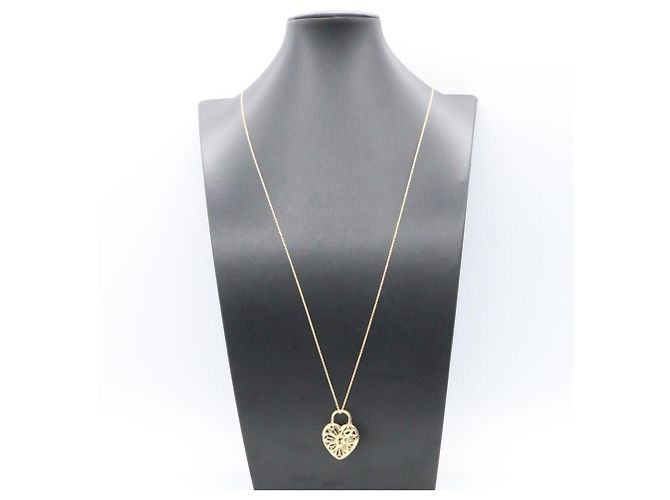 Collana Tiffany & Co. Filigree Heart D'oro - vista 5