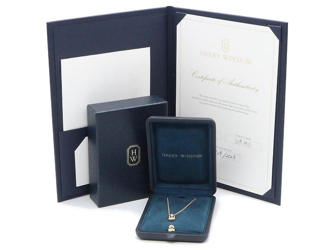 Collana Harry Winston HW Logo Diamanti D'oro - vista 4