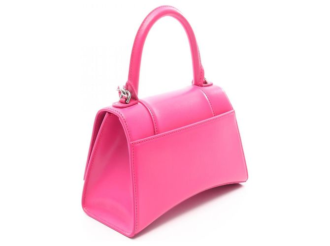 Borsa a mano 2-Way Hourglass Small Balenciaga Rosa - vista 2