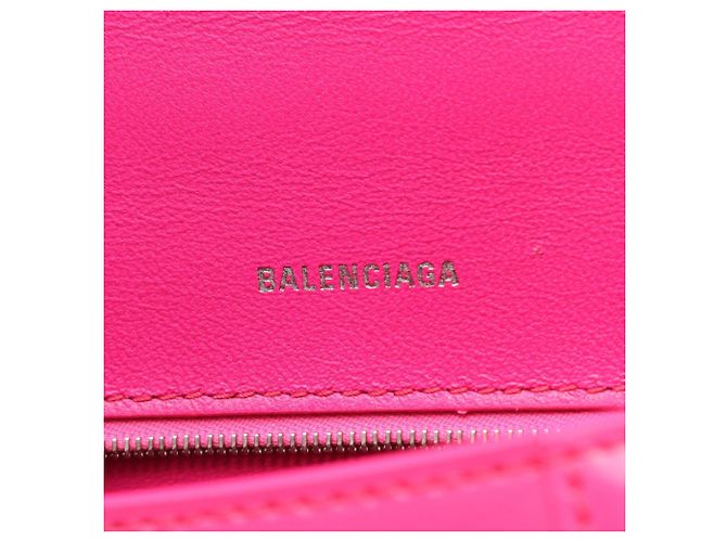 Borsa a mano 2-Way Hourglass Small Balenciaga Rosa - vista 4