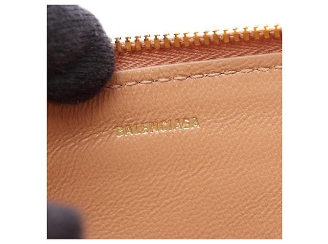 Tarjetero Envelope Fragment Balenciaga Beige - vista 4