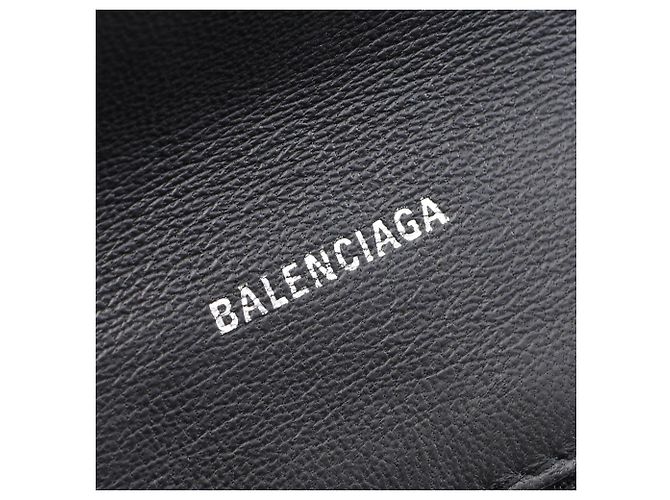 Borsa a tracolla con catena per portafoglio Balenciaga Everyday Nero - vista 4