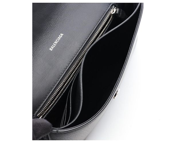 Borsa a tracolla con catena per portafoglio Balenciaga Everyday Nero - vista 5