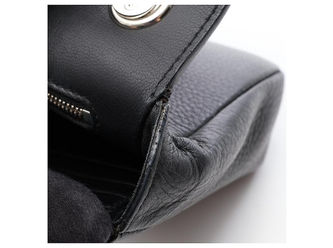 Borsa a tracolla con catena per portafoglio Balenciaga Everyday Nero - vista 7