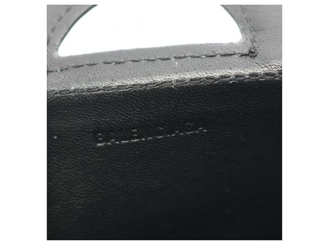 Balenciaga Box 2-Way Schultertasche Schwarz Golden - Ansicht 4