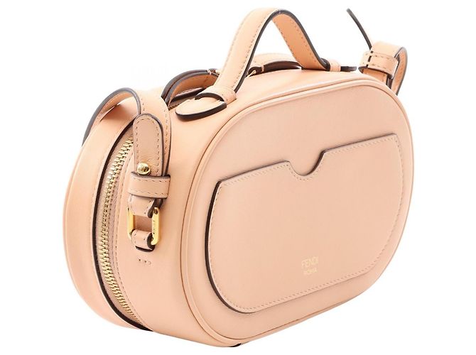Fendi Auroch Small Camera Bag aus rosa Leder Pink - Ansicht 2