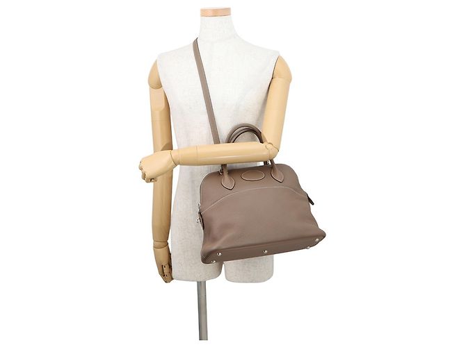 Hermès Hermes Bolide 31 Handtasche Taupe - Ansicht 5